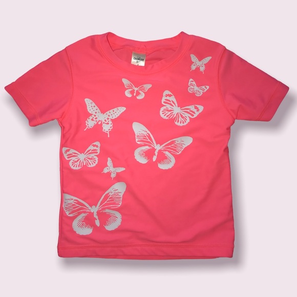 OshKosh B’gosh Girl’s Butterfly Two-Piece Swimsuit.  Size 4T. - Picture 3 of 8